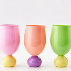 Aden Wine Glass Pink