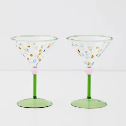 Bijoux Martini Cocktail Glass Set