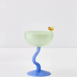 Bumble Cocktail Glass Green/Blue