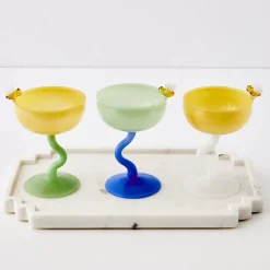 Bumble Cocktail Glass Green/Blue
