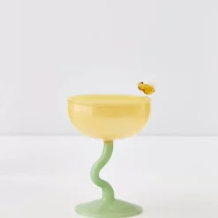 Bumble Cocktail Glass Yellow/Green