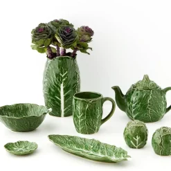 Cabbage Ceramic Salt & Pepper Shakers