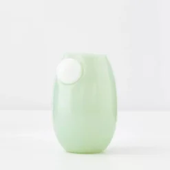 Droplet Glass Tumbler Set Green