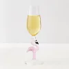 Flamingo Stem Champagne Glass