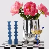 Inset Taper Candle Navy 2 Pack