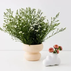 On Cloud Nine Ceramic Vase White