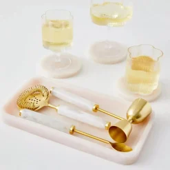 Ribbed Flower Champagne Glass