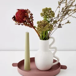 Soy Taper Candle Moss