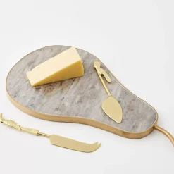Tropicana Brass Cheese Knife Set